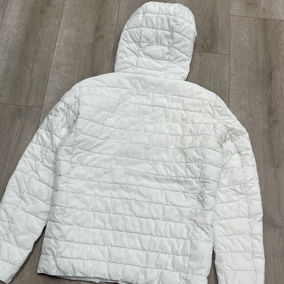 Calvin Klein Packable Puffer Quilted Zip Up Jacket White Size Small S B3 - Picture 8 of 8